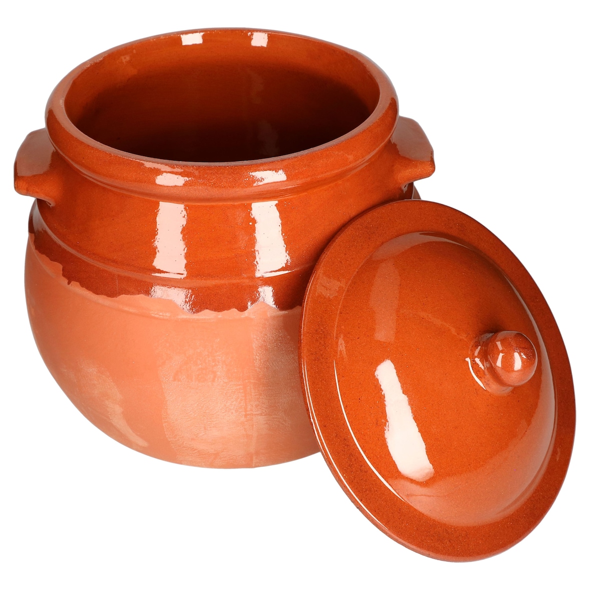 Tontopf mit Deckel 4,5L Eintopf - 12972