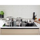 thumbnail of Fissler - Original Profi Collection - Set 5-teilig (Stahltopf 16 + 20 + 24 cm, Stielkasserolle 16 cm, Pfanne 24 cm)