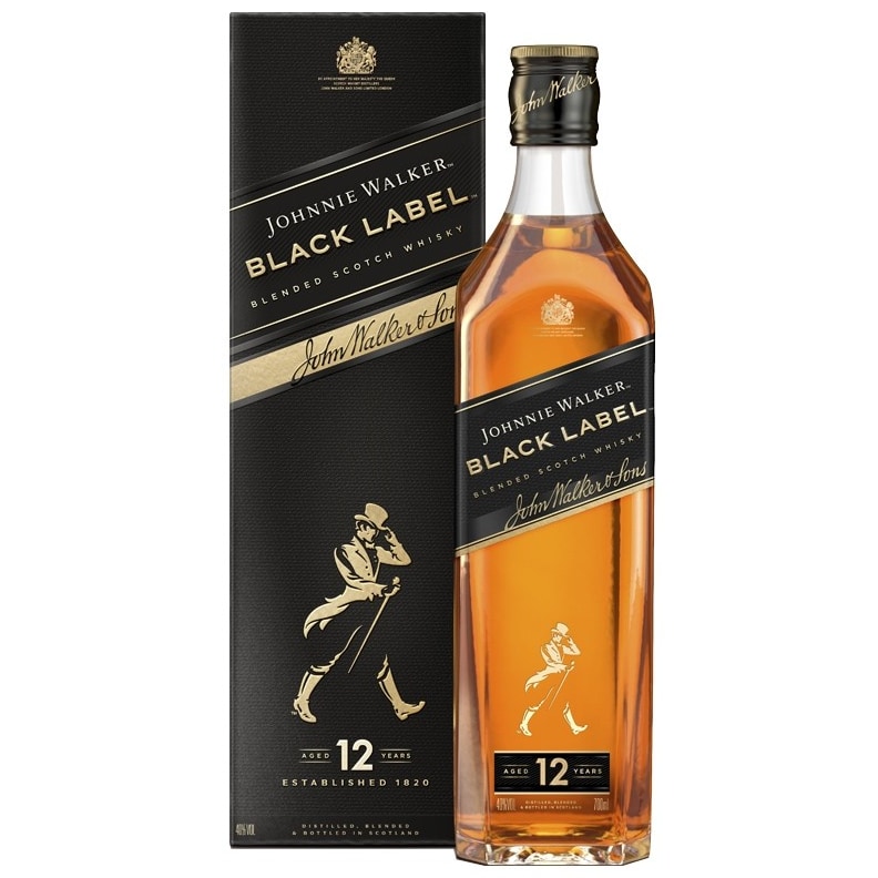 Whisky Johnnie Walker Black Label 12 ans Scotch - 40° 70 cl