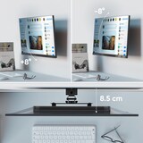 thumbnail of ONKRON Porta televisore da muro per 17-43 pollici, fino a 35 kg, VESA 75x75 e 200x200, Inclinato, Girevole, Rotante, NP23 Nero