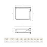 thumbnail of Gaveta de café com barra Picamarro para borras de café (354x140) AP-272