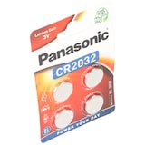 thumbnail of Panasonic Batterie Lithium, Knopfzelle, CR2032, 3V Electronics, Lithium Power, Retail Blister (4-Pack)