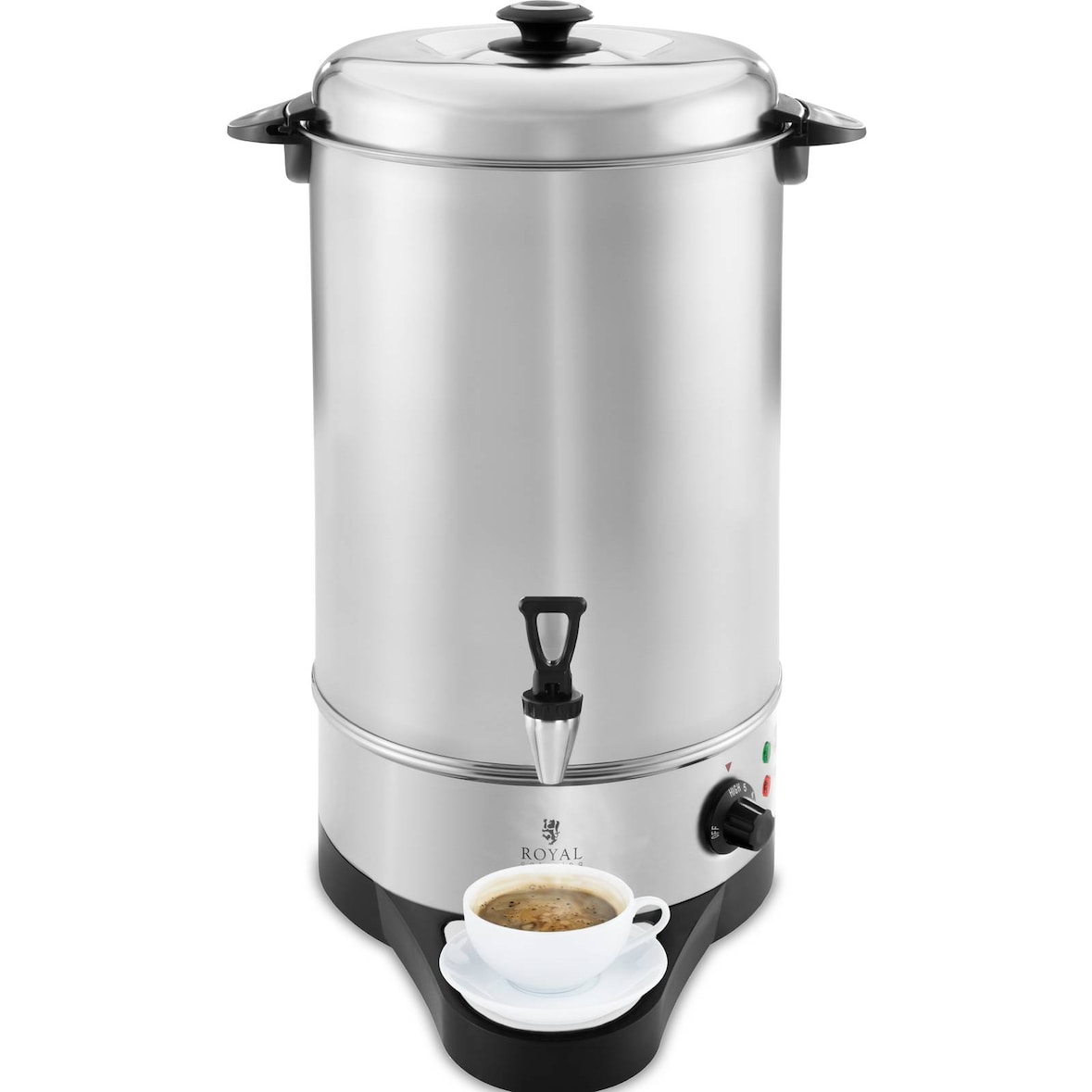Royal Catering Wasserkocher - 10 L - 1.600 W - Abtropfschale
