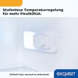 thumbnail of Exquisit Kühl-Gefrierkombination KGC270-45-040E weiss, 206 l Fassungsvermögen