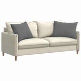 thumbnail of vidaXL Sofakissen 2 pcs Dunkelgrau 70 x 50 cm Stoff