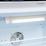 thumbnail of Romux® Armário Expositor Refrigerado ABS 400 Litros 1 Porta Vidro 60 cm Ventilada Branco | Frigorífico Profissional 400 L - 4 Prateleiras e 180 W