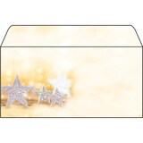 thumbnail of Weihnachts-Umschlag DL, gummiert, 90g/qm, Spezialpapier, Glitter Stars