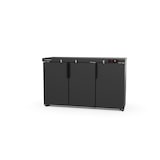 thumbnail of CORECO Arriere Bar 3 Portes Pleines Battantes - +2/+8  - Ext Acier Galavanise Plastifie Noir. Capacite 320 Canettes - Dim1375X520X850 NRH-350-L