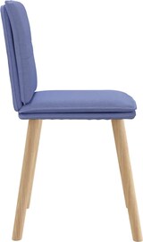 thumbnail of vidaXL Esszimmerstühle 4 Stk. Jeansblau Stoff