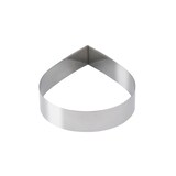 thumbnail of Schneider - Dessert-/Tortenring "Tropfen" 200 mm, Höhe: 5 cm, Edelstahl