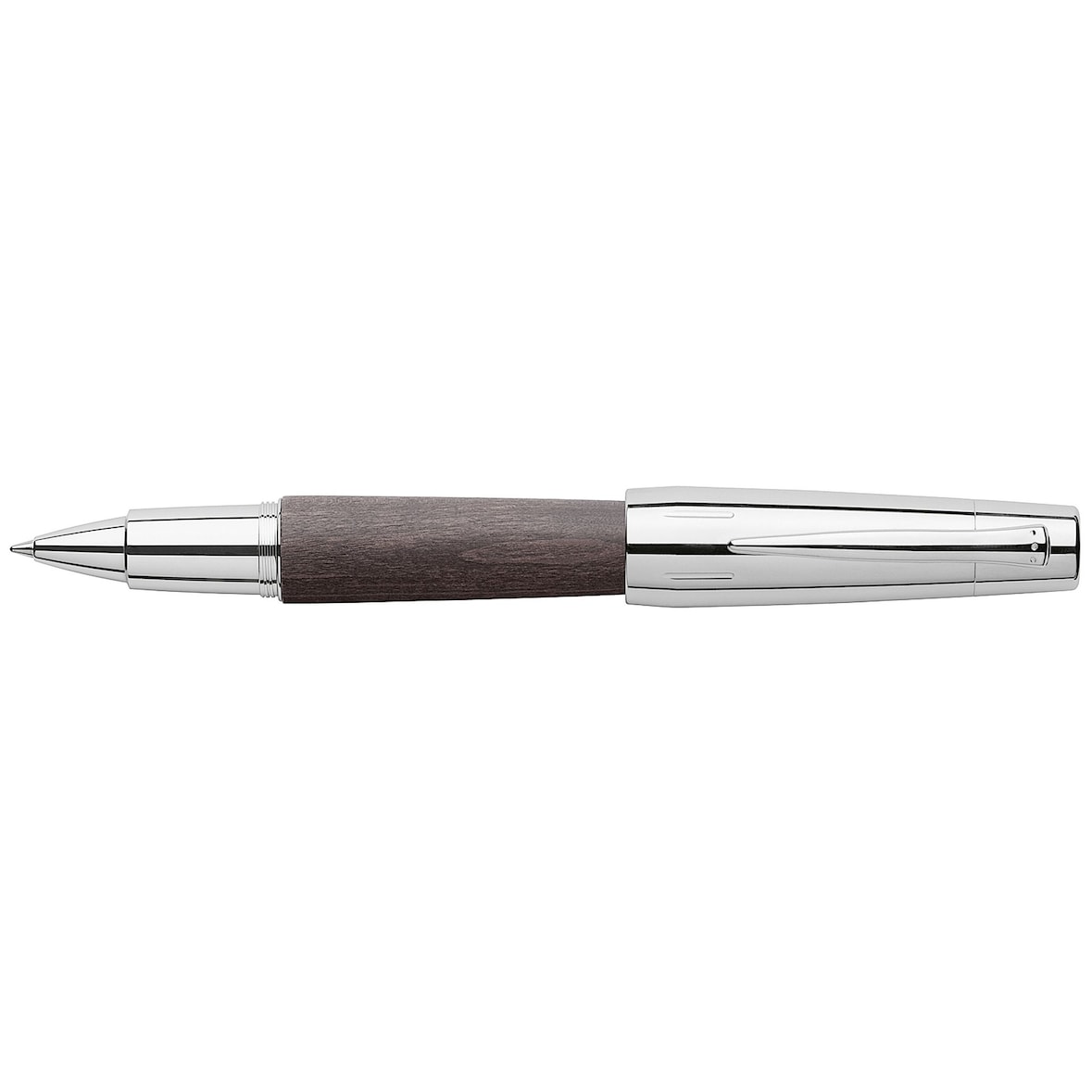 Faber Castell Tintenroller e-motion Birnb/Chr schwarz 0,5 mm