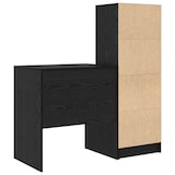 thumbnail of vidaXL Schreibtisch mit Schubladen 2 pcs Schwarz Eichen-Optik