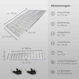 thumbnail of DREIBREIT by TRUTZHOLM 2-fach Auffahrrampe klappbar 175cm Tragkraft 1020kg Alu grau gelocht gerillt Verladerampe Rampe