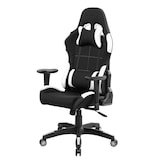 thumbnail of Dmora Gaming-Stühl Bundaberg, Gaming-Sessel für Erwachsene, Schreibtischstuhl, 57x72h124/134 cm, Schwarz und Weiß