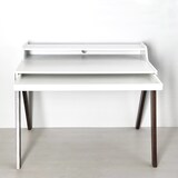 thumbnail of WellHome - Schreibtisch 'Nere' 110x86x75 cm in Weiß und Braun