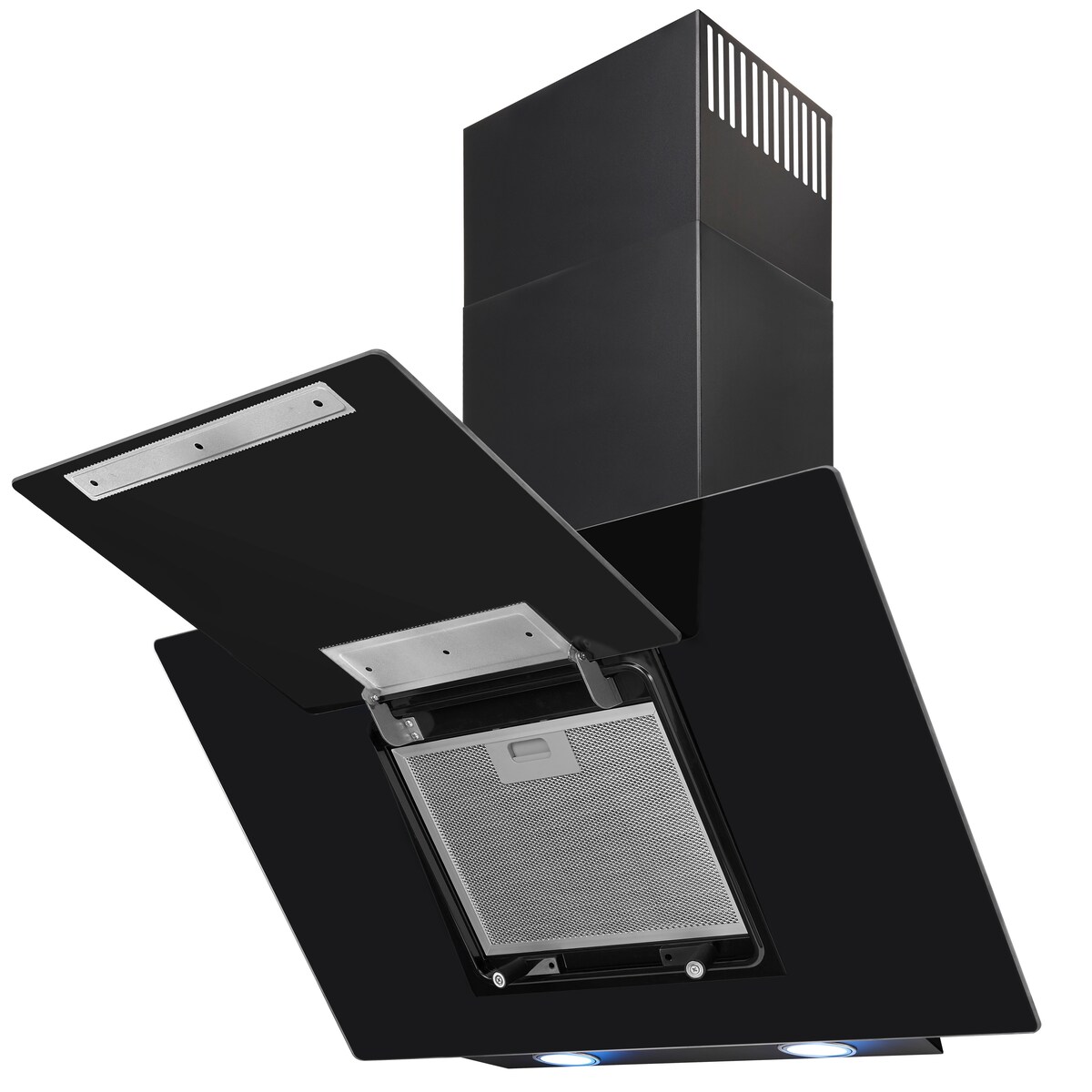 Exquisit Kopffreihaube KFD 807-2L, Schwarz,