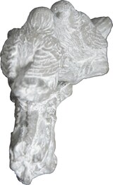 thumbnail of Vögel auf Baumstamm Deko aus Zement Grau H 10 cm