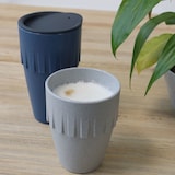 thumbnail of Koziol Becher Cappuccino Connect Organic Deep Grey