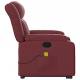 thumbnail of vidaXL Massagesessel mit Aufstehhilfe Weinrot Kunstleder