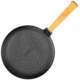 thumbnail of Gusseisenpfanne 20cm Gußeisenpfanne 39mm hoch mit Holzgriff Pfanne aus Gusseisen