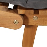 thumbnail of vidaXL Sonnenliege mit Auflage Massivholz Akazie Dunkelgrau