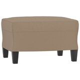 thumbnail of vidaXL Sessel mit Hocker Cappuccino-Braun 60 cm Kunstleder