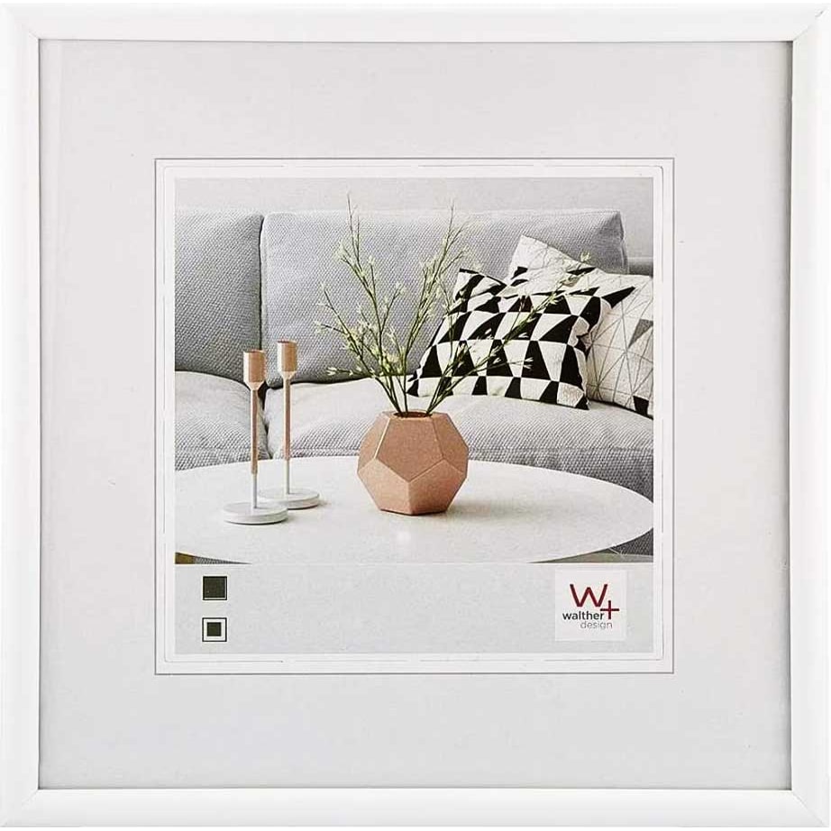 Galeria kunststof fotolijst, wit, 40 x 40 cm