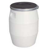 thumbnail of GILAC Fût + genouillère métal + couvercle - 50 L - Blanc G178721