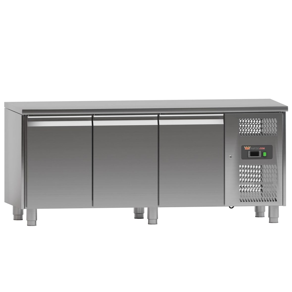 Kühltisch - 1,8 x 0,7 m - 3 Türen - IDEAL