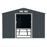 thumbnail of HATTORO S300 Gerätehaus Geräteschuppen Garten Haus Schuppen Gartenhaus 15 m³ Grau