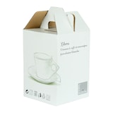 thumbnail of Set bestehend aus 6 Tassen und Untertassen Libra 10 cl - Weiß Porcelaine Table Passion