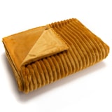 thumbnail of Plaid Sultan camel 130X170 cm -  Multicolore Rectangle Polyester Amadeus 130x2 cm