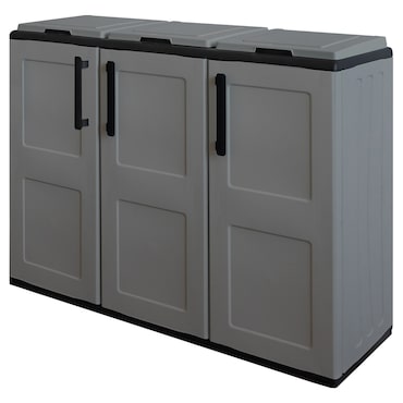 Artplast - Pratico Armadio a Mezza Altezza per Piccoli Spazi - L1020 x P370 x H840 mm