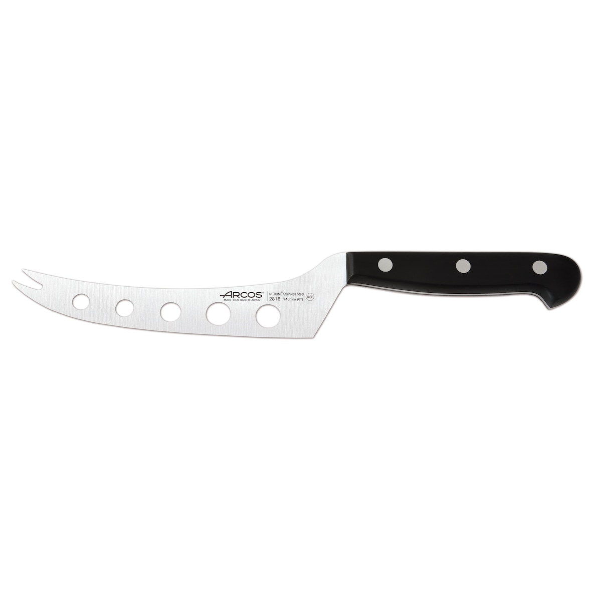 Arcos Serie Universal - Käsemesser - Klinge Nitrum Edelstahl 145 mm - HandGriff Polyoxymethylen (POM) Farbe Schwarz
