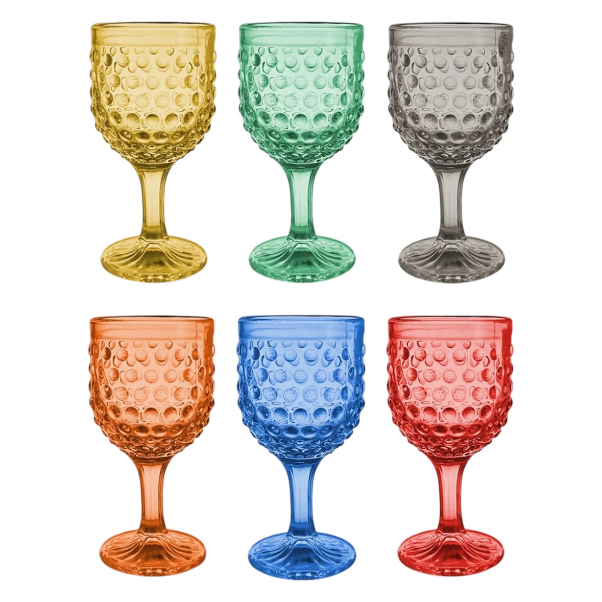 Verres Arca Cherry Blossom, lot de 6, 34 cl, colorés