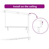 thumbnail of vidaXL Rollo mit Vorhängen Creme 200 x 250 cm Stoff und Aluminium