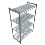 thumbnail of CAMBRO - CBU246072V4-580 - Basics Plus Regal mit 4 belüfteten Fachböden 61 cm Tiefe x 153 cm Länge x 183 cm Höhe - Gebürstetes Graphit