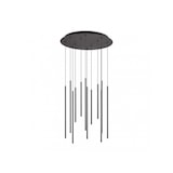 thumbnail of Filo sp12, schwarze runde Mehrfach-Pendelleuchte, Ideal Lux