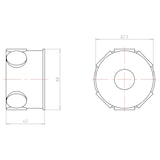 thumbnail of Kaiser Schalterdose UP 1050-00