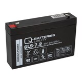 thumbnail of 2x Q-Batteries 6LS-7.2 6V 7,2Ah Blei-Vlies Akku AGM VRLA