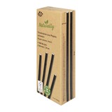 thumbnail of NATURALLY Trinkhalme aus Papier, schwarz, Ø6mm, 21cm, 100 Stk.