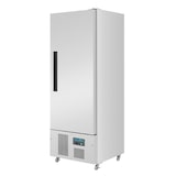 thumbnail of Congelador de 1 porta, Slimline, aço inoxidável, refrigeração a ar, com fechadura, Polar 440L G591