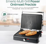 thumbnail of Emerio Contactgrill - Tosti Apparaat - 34x24cm - Panini Grill - Tosti IJzer CG-130859 - RVS / Zwart