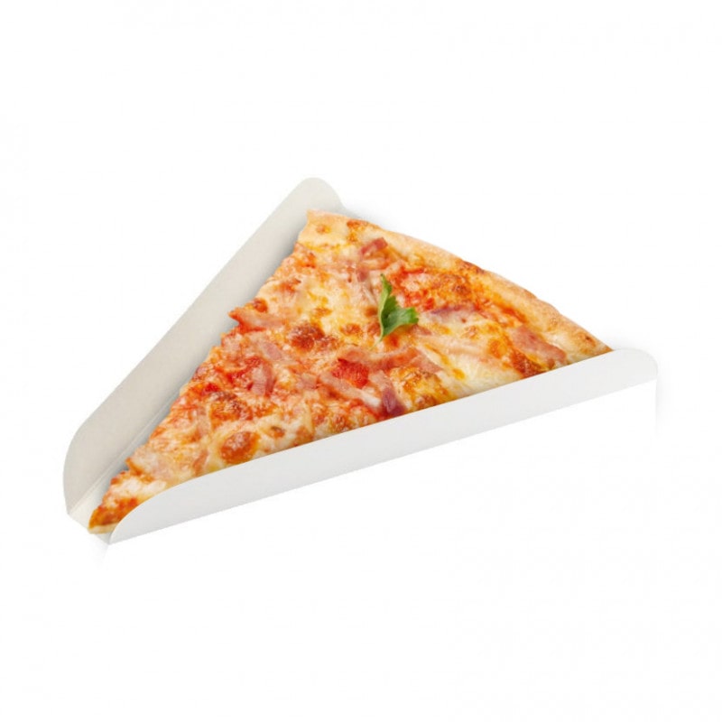 500 pezzi. Fette di pizza porzione bianca Ref CUNA PIZ
