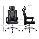 thumbnail of Vinsetto Sedia Ufficio Ergonomica con Supporto Lombare e Cervicale