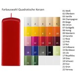 thumbnail of Kerzen Quadratische Kerzen (Quader Kerzen) Fairway Grün, 150 x 70 x 70 mm, 4 Stück