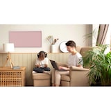 thumbnail of Pinnwand, Korktafel in Pink, 80×40 cm, Holzrahmen – Pink lackiert