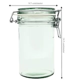 thumbnail of Weckpot opbergpot beugelpot met degelijke klemsluiting - 500ml - Glas - 3 Stuks