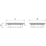thumbnail of Escorredor de parede para utensílios de cozinha 400x365x100 mm.