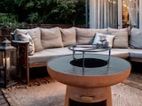 thumbnail of PURLINE Barbecue redondo com prancha em aço redondo e grelhador em aço corten EFP55RCO